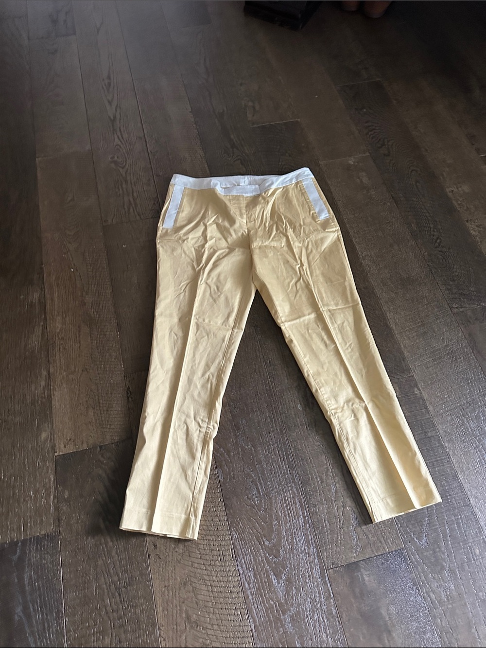 OBS women Yellow Pull-On Trousers